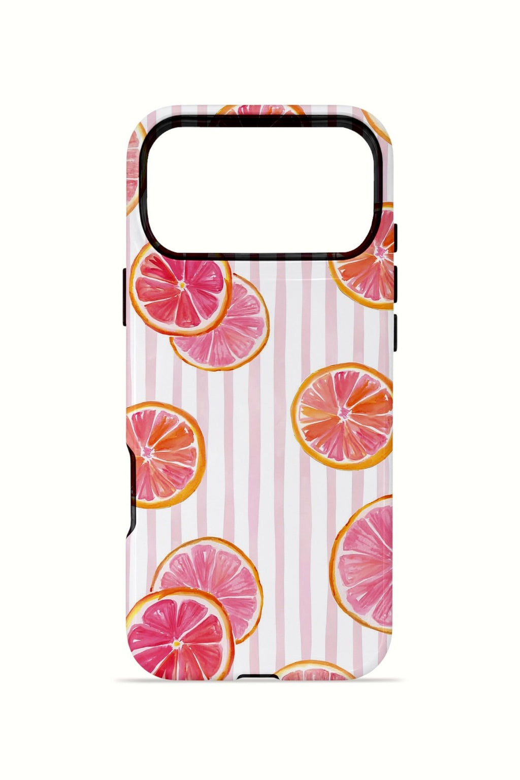 iPhone 17 Pro Vorian Çift Katmanlı Kılıf Pink Grapefruit Garden