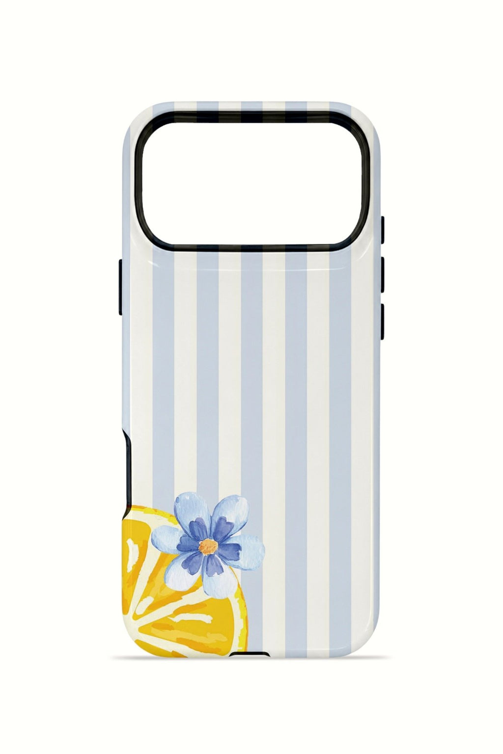 iPhone 17 Pro Vorian Çift Katmanlı Kılıf Blue Lemon Blossom