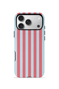 iPhone 17 Pro Vorian Çift Katmanlı MagSafe Kılıf Poolside Candy Stripe