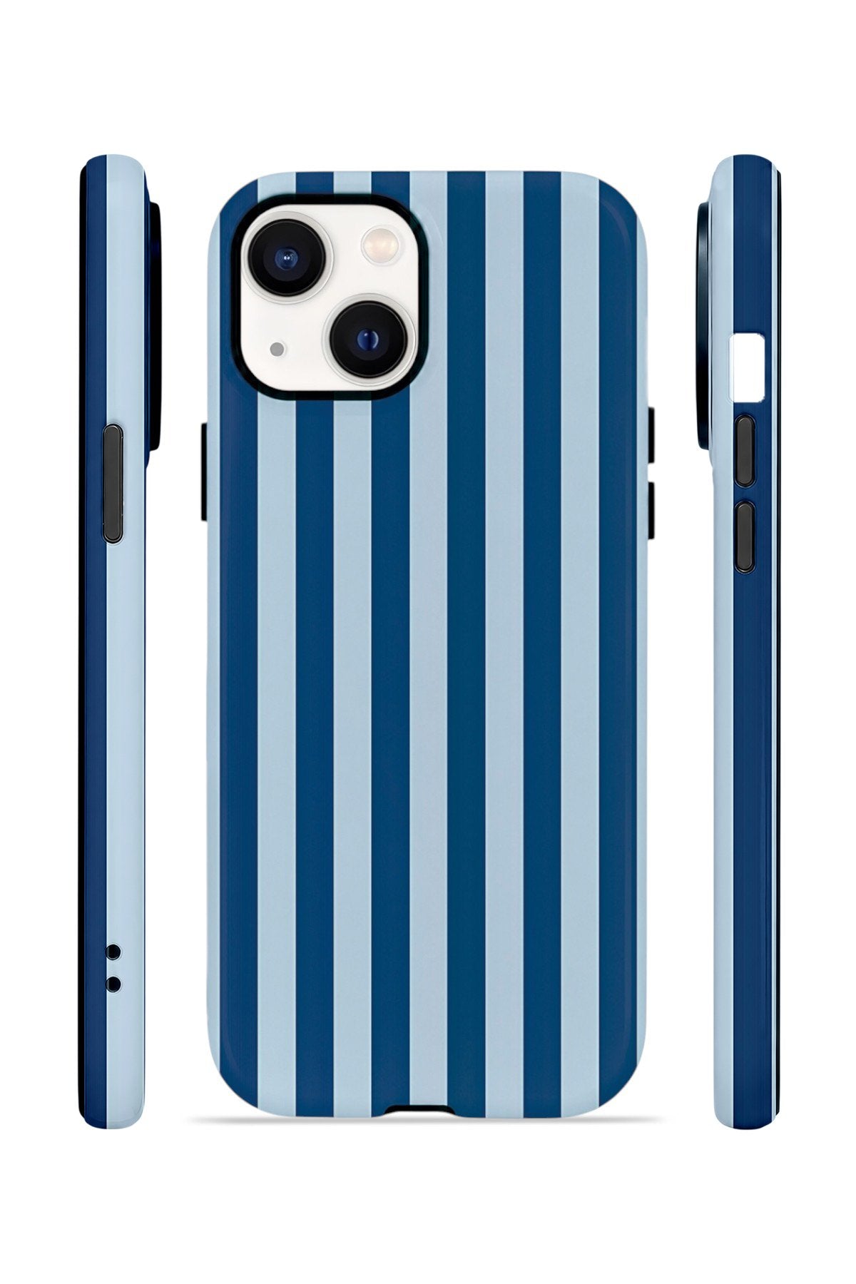 iPhone 14 Plus Vorian Çift Katmanlı Kılıf Deep Blue Riviera