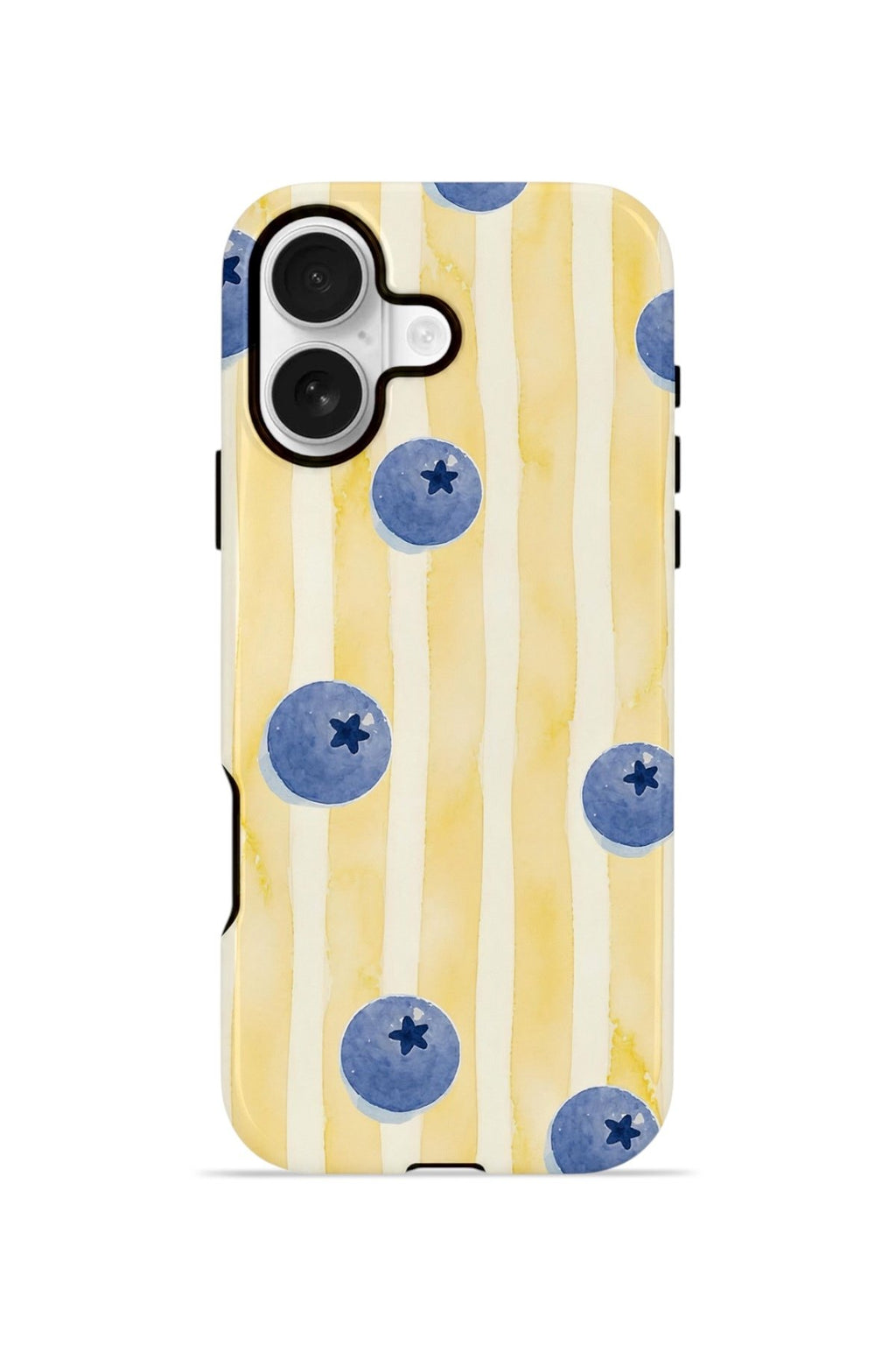 iPhone 16 Vorian Çift Katmanlı Kılıf Blueberry Sun Stripe
