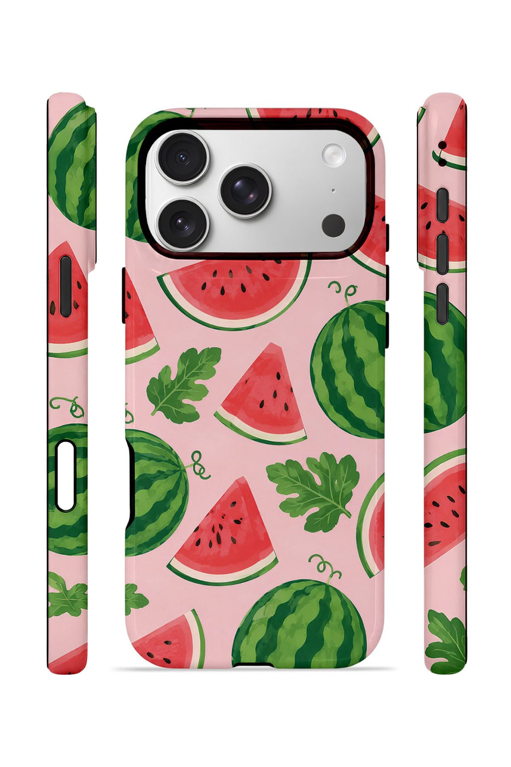 iPhone 17 Pro Max Vorian Çift Katmanlı MagSafe Kılıf Watermelon Garden Party