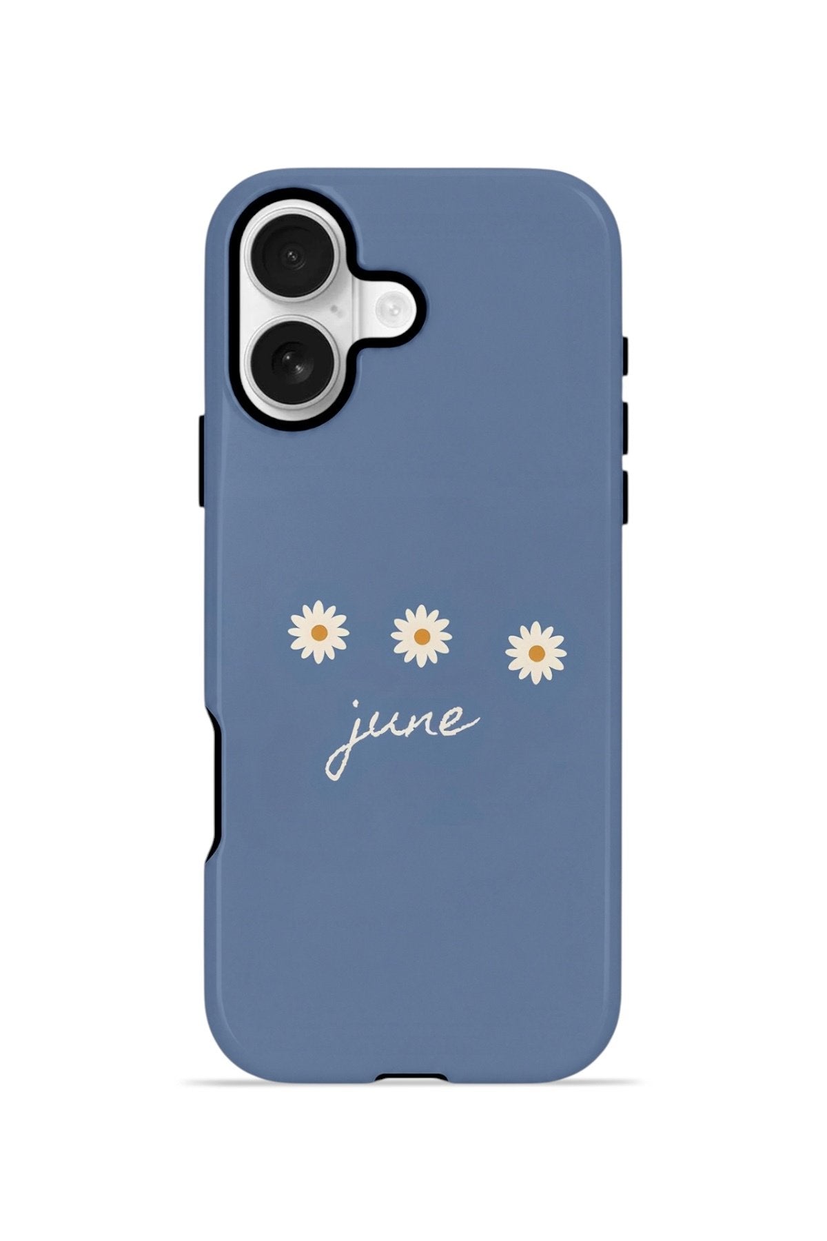 iPhone 16 Vorian Çift Katmanlı Kılıf June Daisy Blue