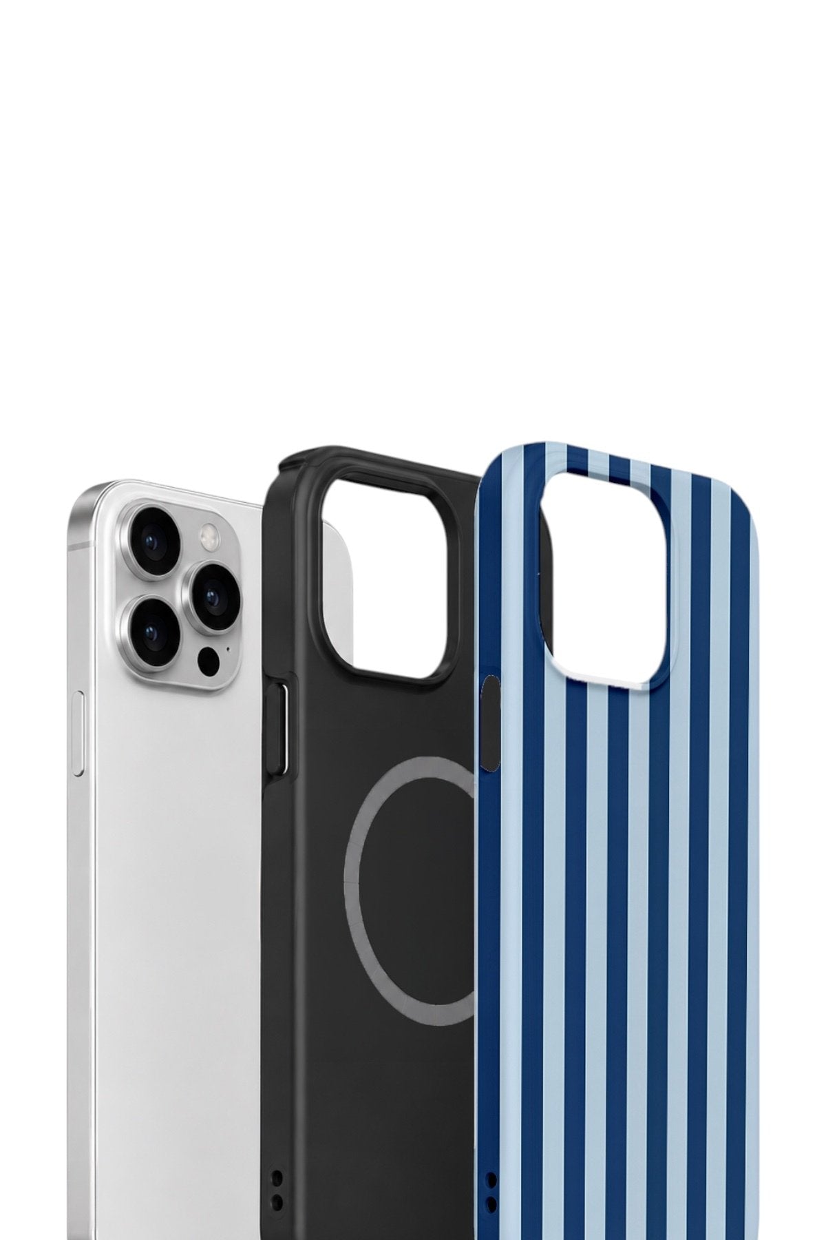 iPhone 15 Pro Max Vorian Çift Katmanlı MagSafe Kılıf Deep Blue Riviera