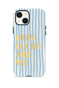 iPhone 14 Plus Vorian Çift Katmanlı Kılıf Lucky Summer Stripe