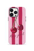 iPhone 14 Pro Max Vorian Çift Katmanlı Kılıf Cherry Girl