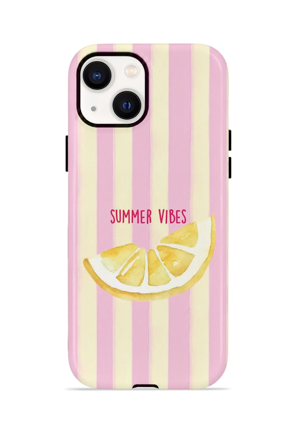 iPhone 14 Vorian Çift Katmanlı MagSafe Kılıf Summer Vibes Lemon