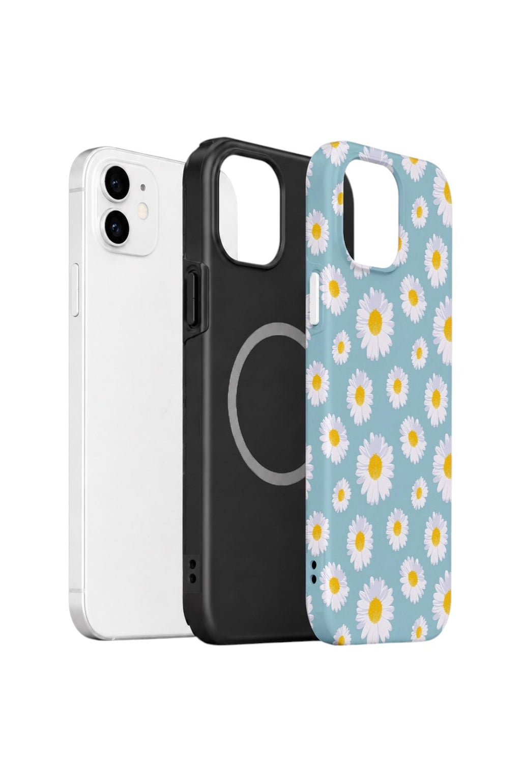 iPhone 12 Vorian Çift Katmanlı MagSafe Kılıf Daisy Sky