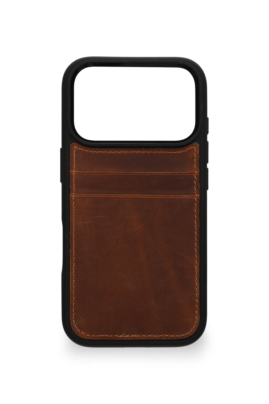 Vintage Wallet Kartlıklı Premium Deri Kılıf iPhone 17 Pro Eskitme Taba