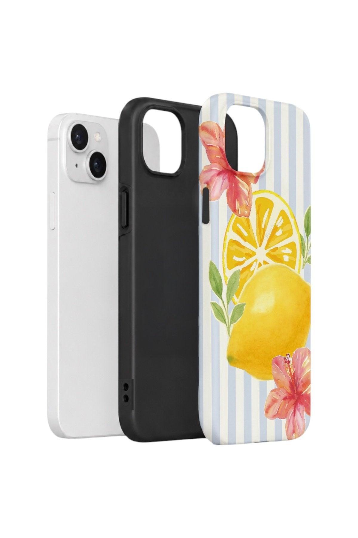iPhone 14 Vorian Çift Katmanlı Kılıf Lemon Blossom Coast