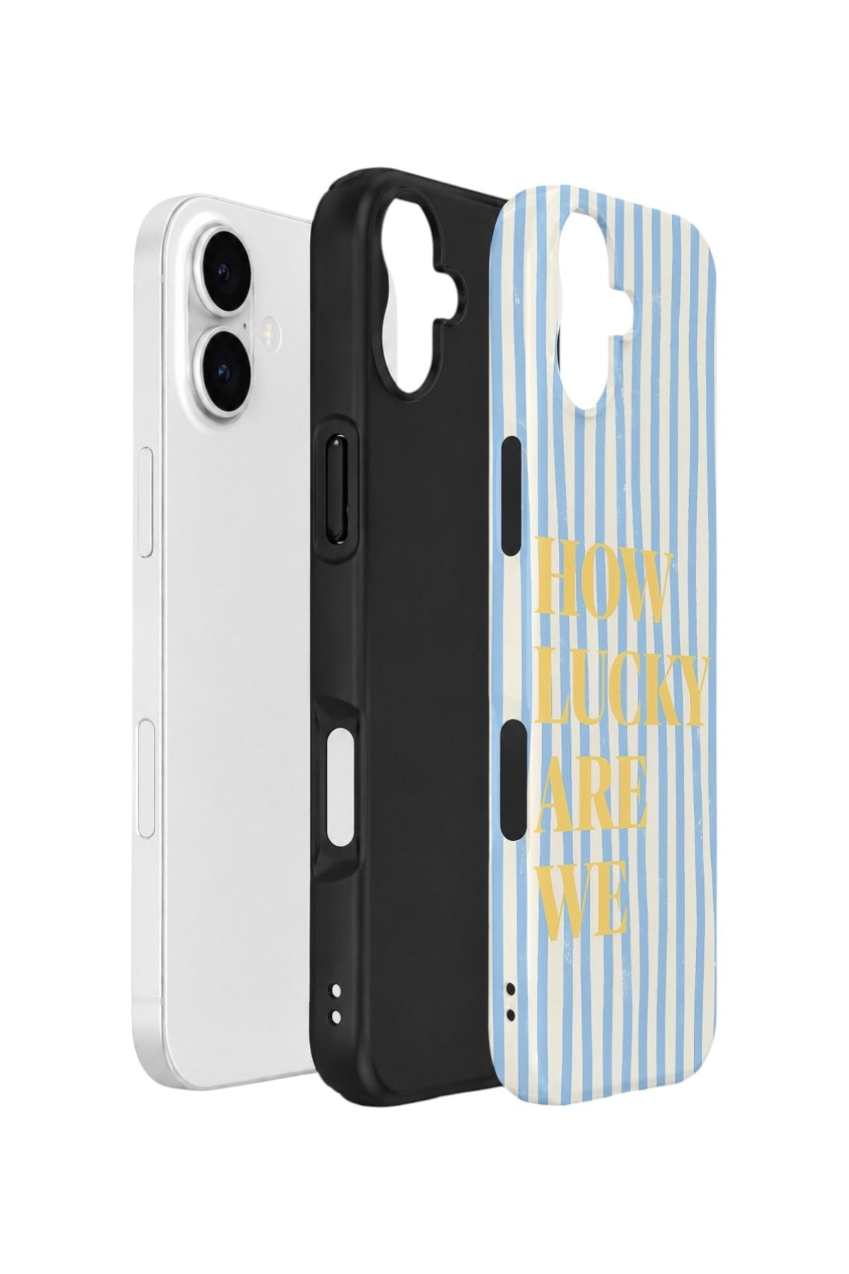 iPhone 17 Vorian Çift Katmanlı Kılıf Lucky Summer Stripe