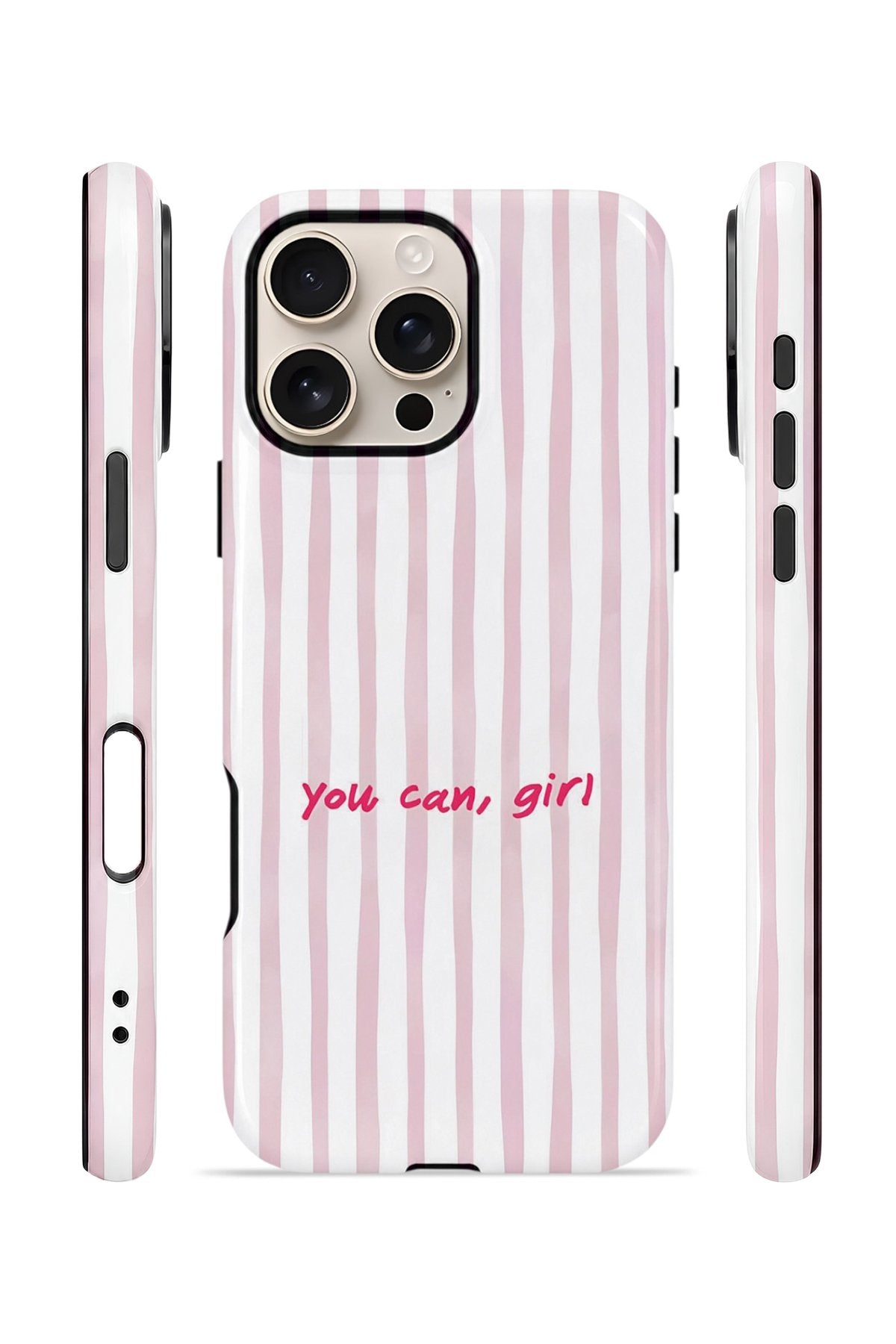 iPhone 16 Pro Max Vorian Çift Katmanlı Kılıf You Can Girl