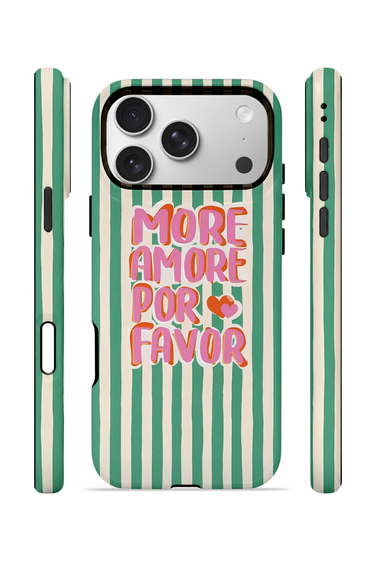 iPhone 17 Pro Max Vorian Çift Katmanlı Kılıf More Amore Green