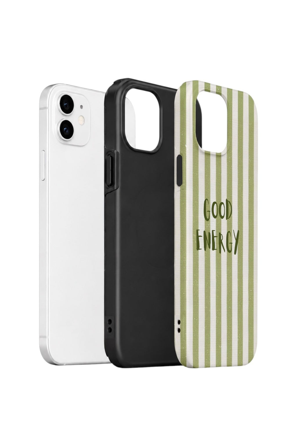 iPhone 12 Vorian Çift Katmanlı Kılıf Good Energy Olive