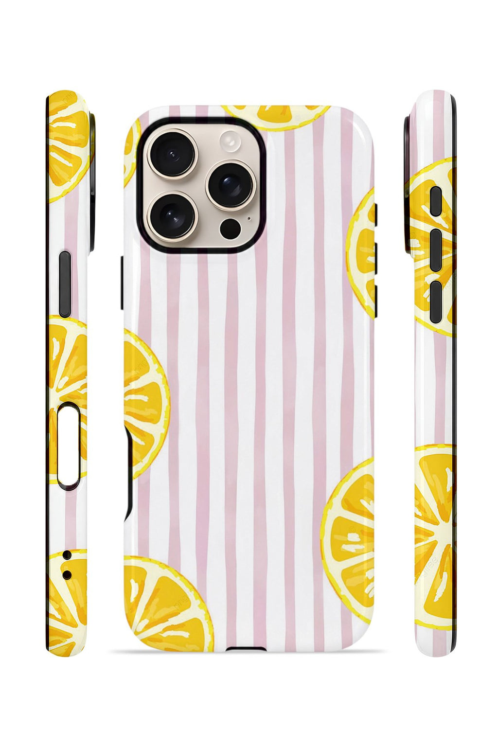 iPhone 16 Pro Max Vorian Çift Katmanlı Kılıf Pink Lemon Window