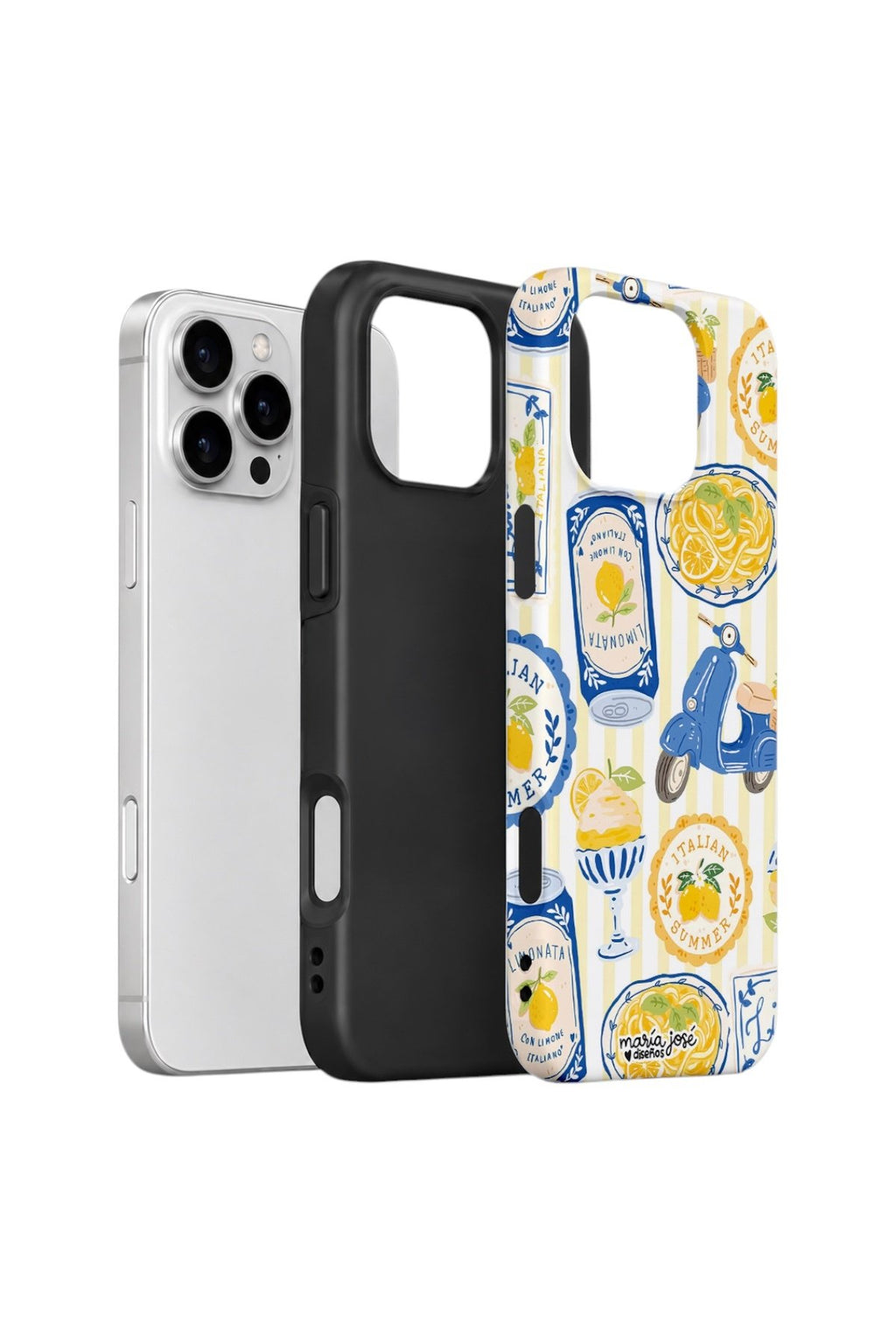 iPhone 16 Pro Vorian Çift Katmanlı Kılıf Italian Tableware