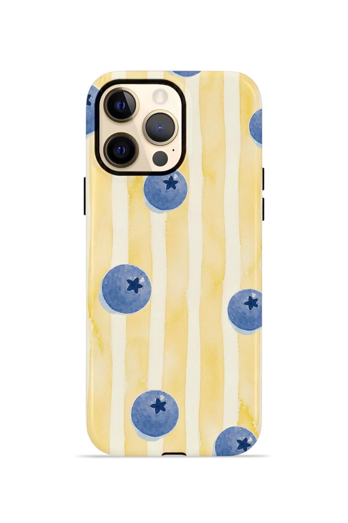iPhone 12 Pro Vorian Çift Katmanlı Kılıf Blueberry Sun Stripe