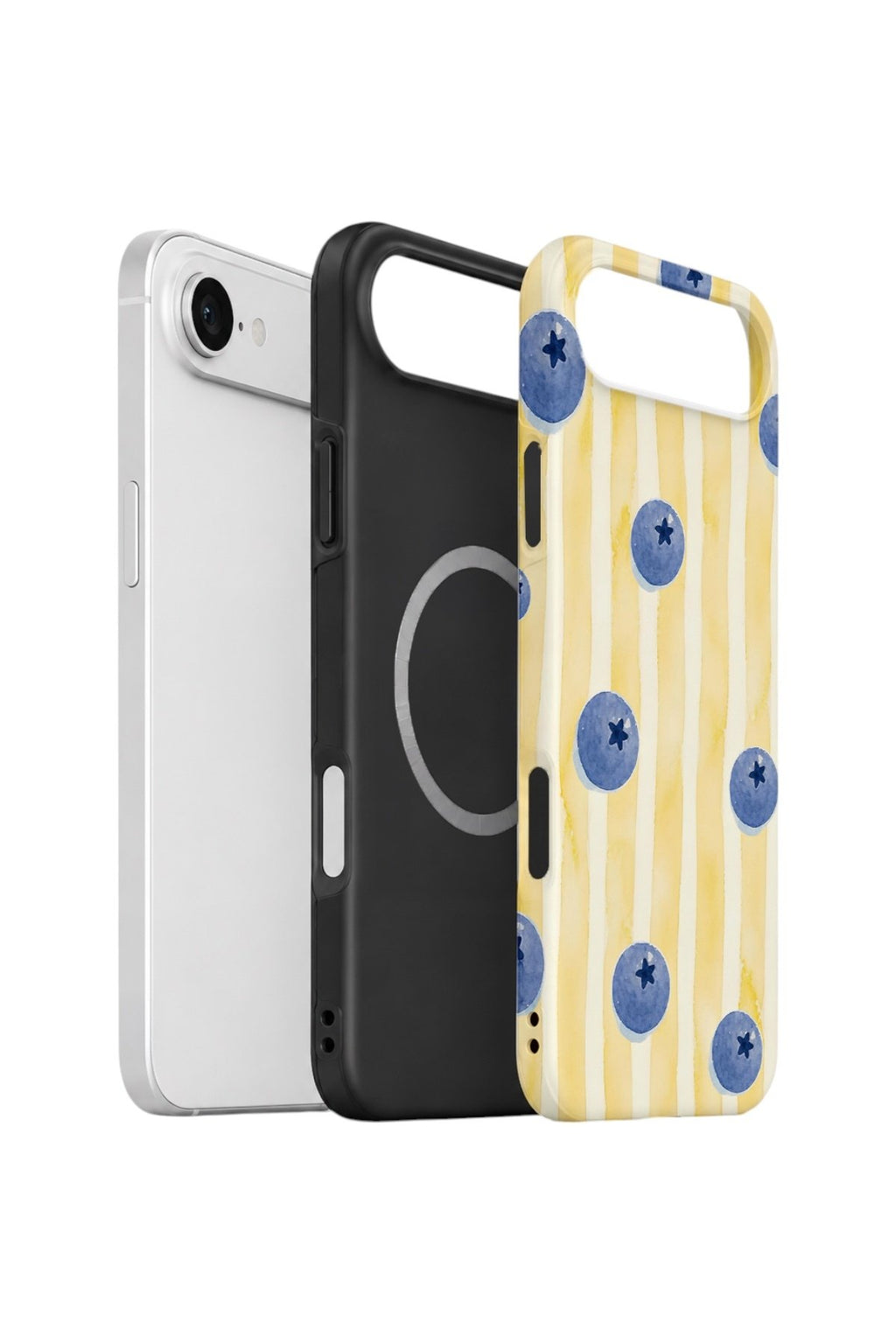 iPhone 17 Air Vorian Çift Katmanlı MagSafe Kılıf Blueberry Sun Stripe
