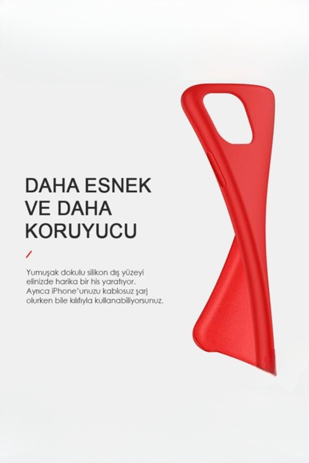 iPhone 17 Pro Max Soft Touch Lansman Silikon Kılıf Bordo