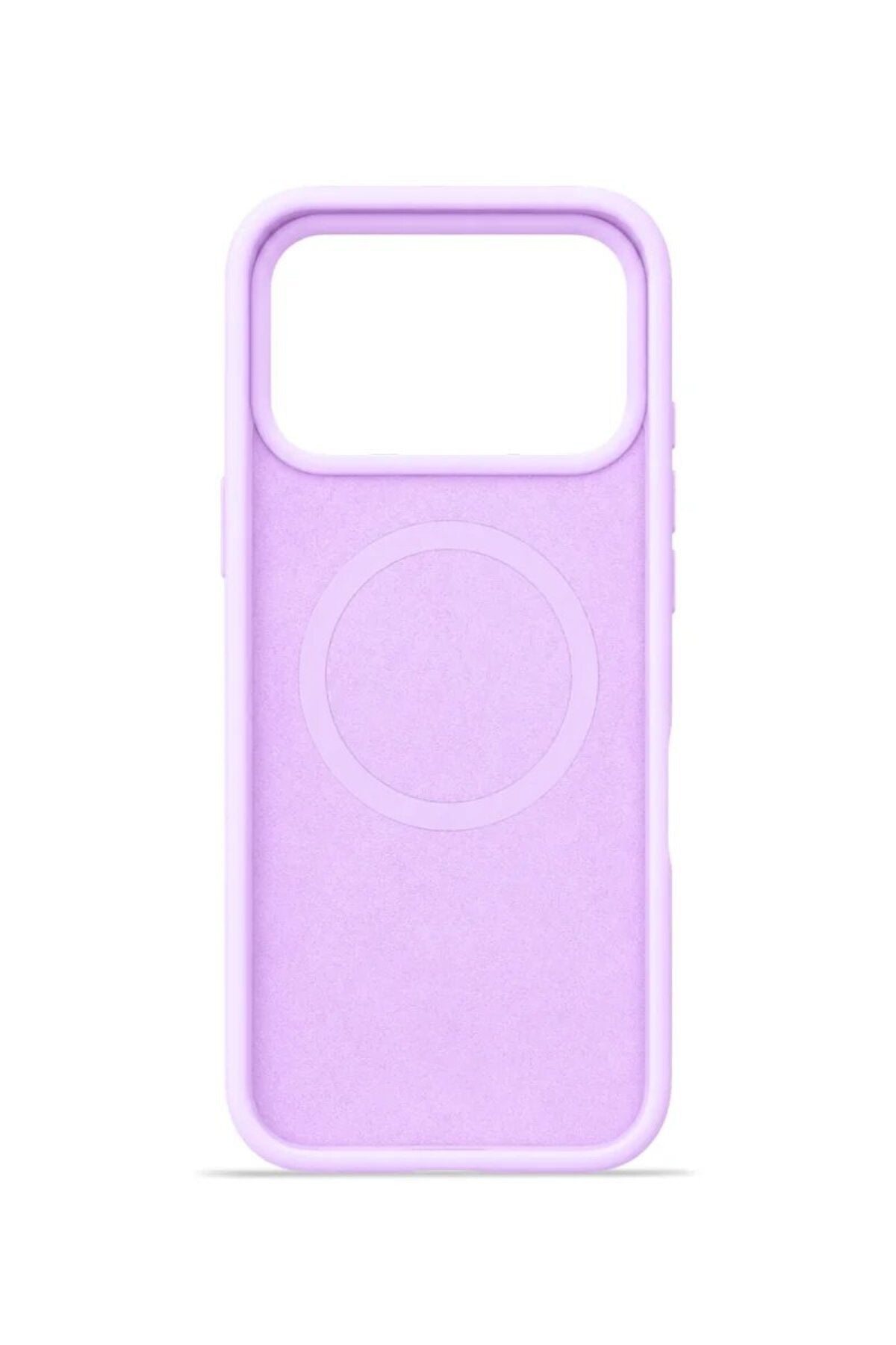 iPhone 17 Pro Max Mag Core Akıllı MagSafe Animasyonlu Silikon Kılıf Lila