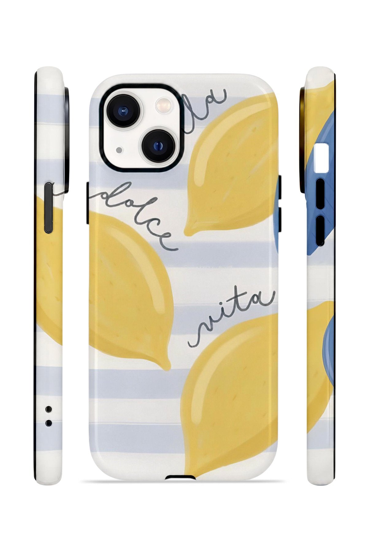 iPhone 14 Vorian Çift Katmanlı Kılıf Dolce Vita Lemon