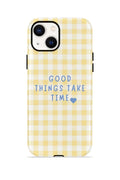 iPhone 14 Plus Vorian Çift Katmanlı MagSafe Kılıf Good Things Gingham