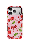 iPhone 17 Pro Vorian Çift Katmanlı MagSafe Kılıf Cherry Ribbon Garden