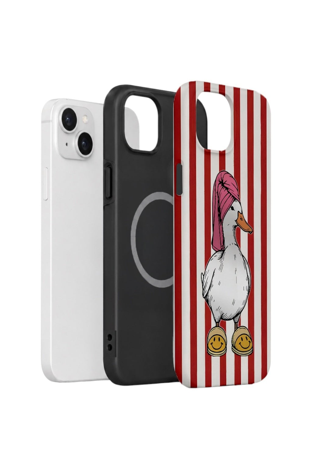 iPhone 13 Vorian Çift Katmanlı MagSafe Kılıf Duchess Duck