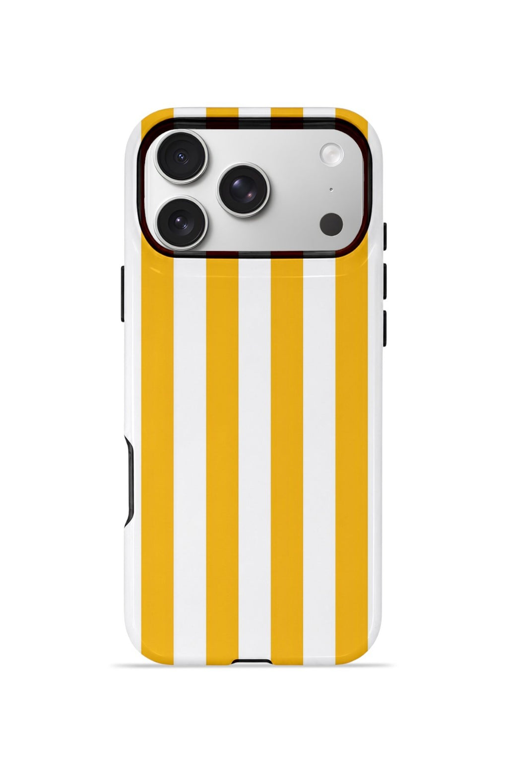 iPhone 17 Pro Max Vorian Çift Katmanlı MagSafe Kılıf Golden Riviera Stripe