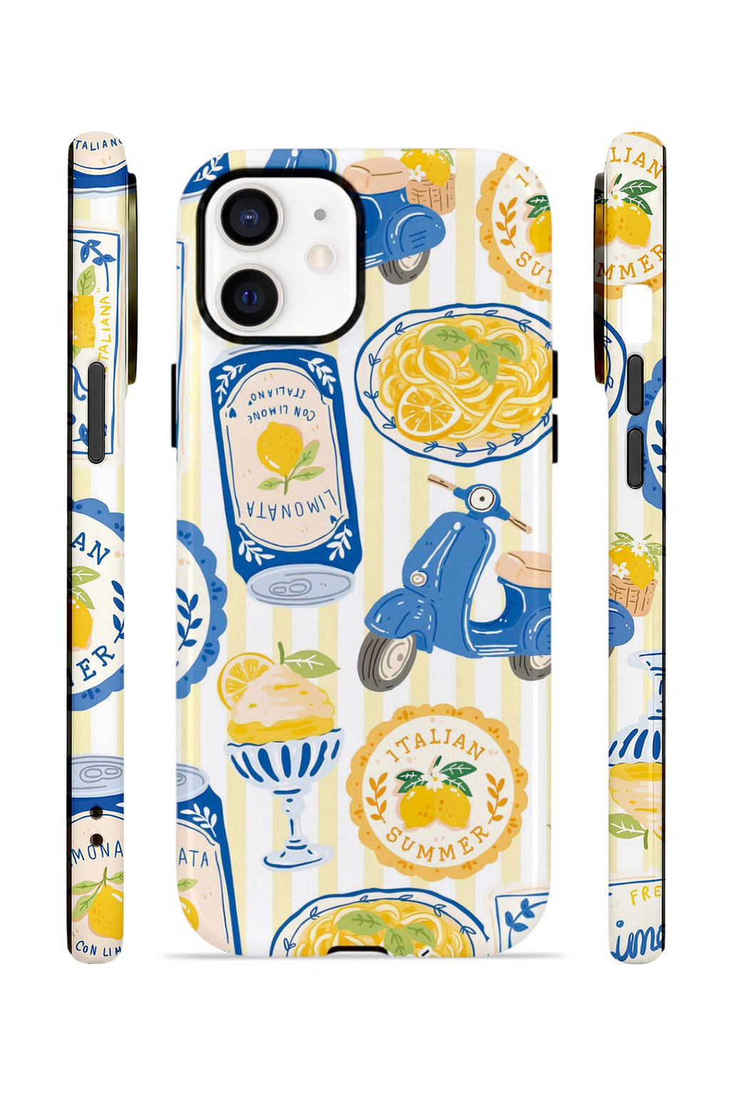 iPhone 11 Vorian Çift Katmanlı Kılıf Italian Tableware