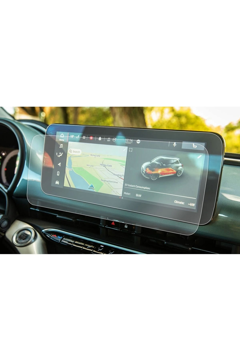 Fiat 500e 2021 2022 2023 Navigasyon Multimedya Nano Glass Ekran Koruyucu