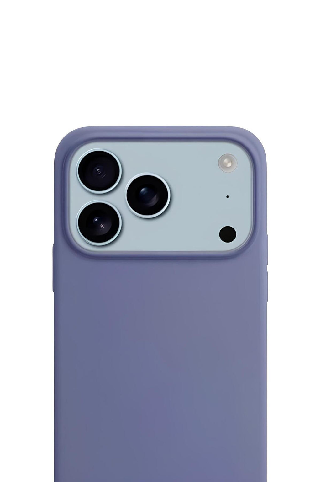 iPhone 17 Pro 6.3'' Soft Touch Lansman Silikon Kılıf Lavanta Grisi