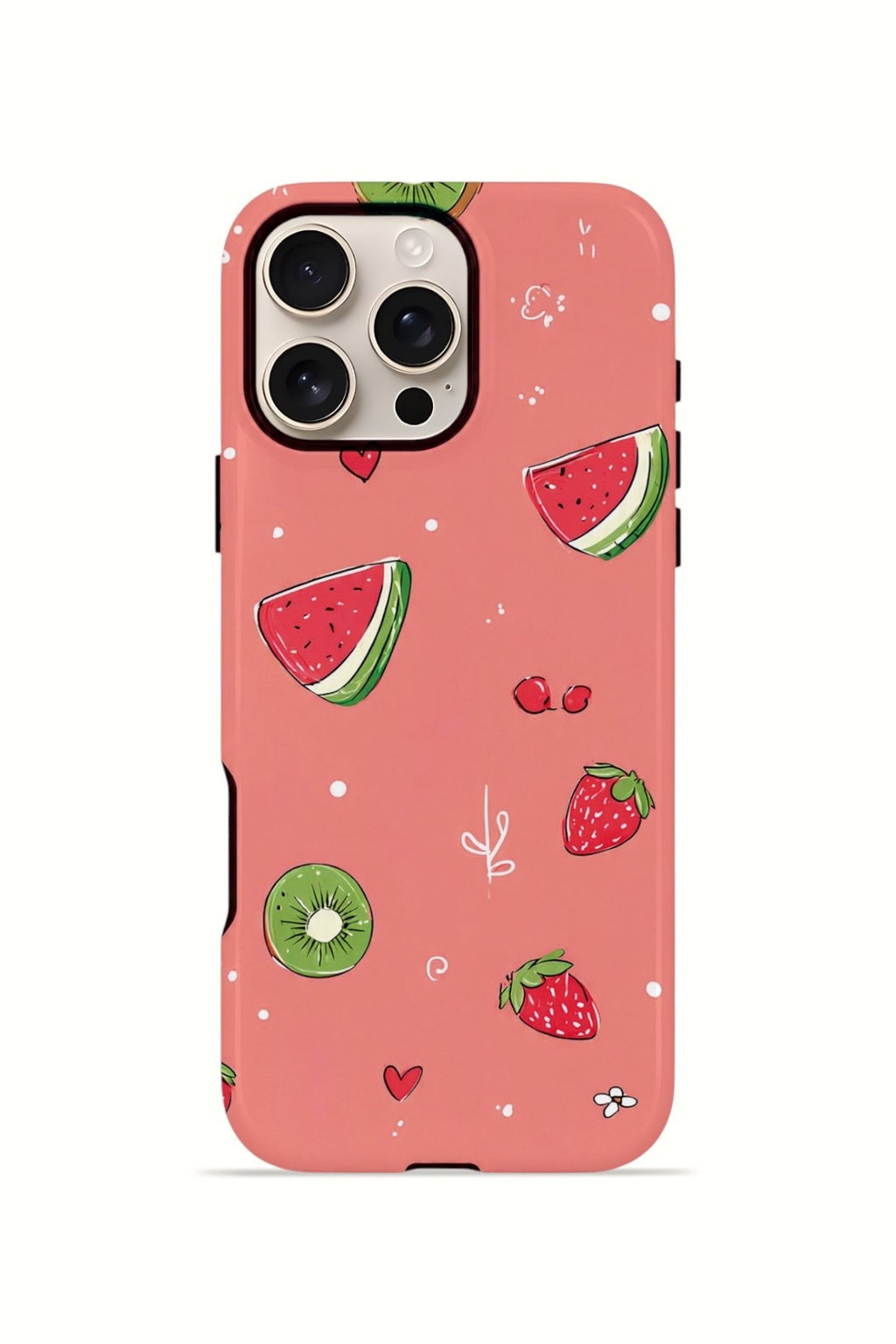 iPhone 16 Pro Vorian Çift Katmanlı MagSafe Kılıf Summer Fruit Crush