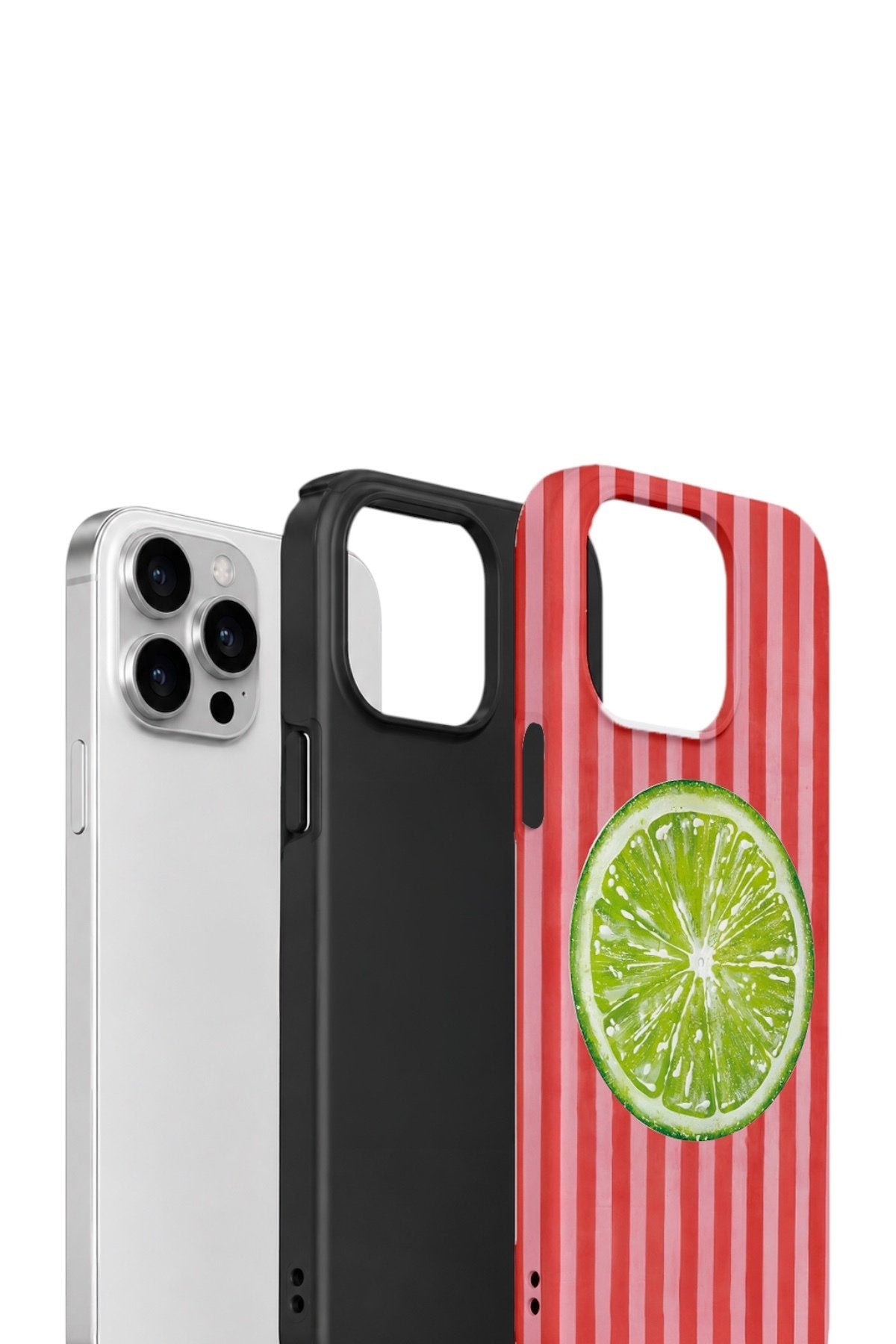 iPhone 13 Pro Max Vorian Çift Katmanlı Kılıf Lime Slice Pop