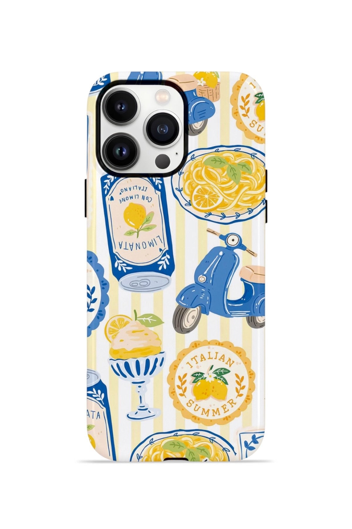 iPhone 14 Pro Vorian Çift Katmanlı Kılıf Italian Tableware