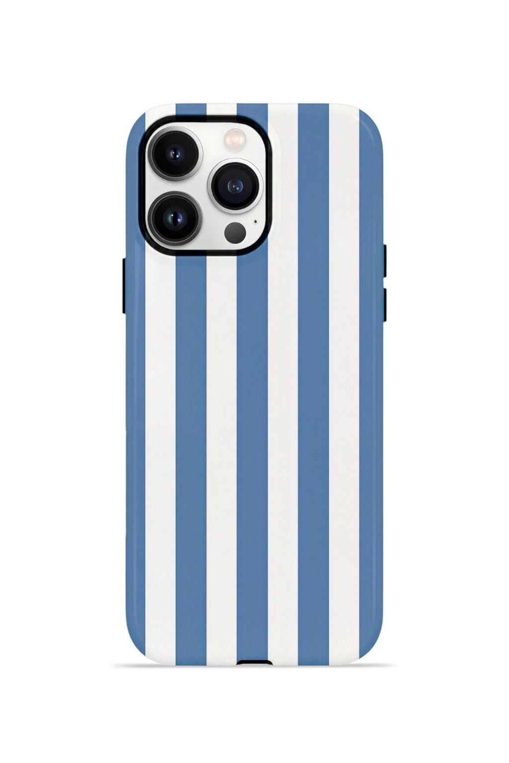 iPhone 14 Pro Max Vorian Çift Katmanlı MagSafe Kılıf Blue Marina Stripe
