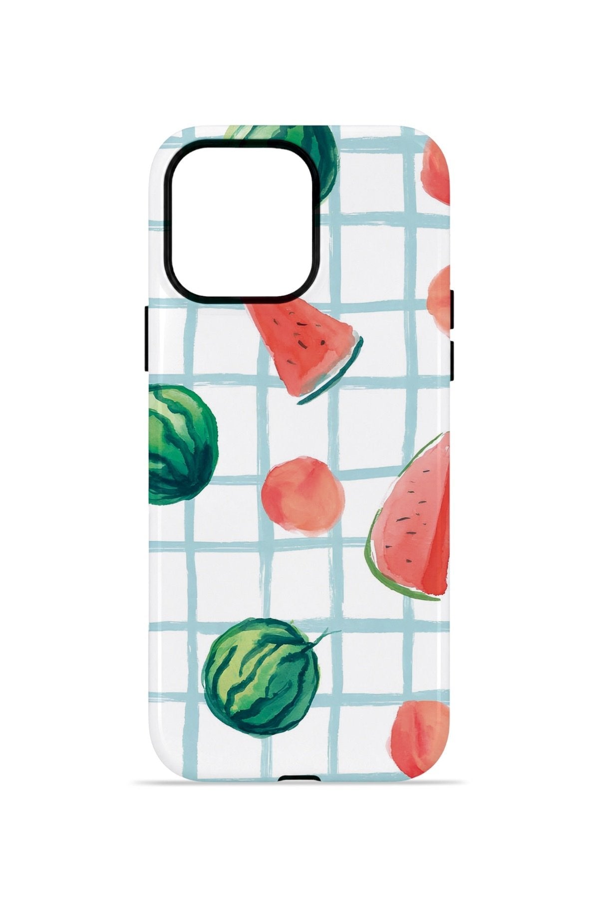 iPhone 12 Pro Vorian Çift Katmanlı Kılıf Watermelon Grid