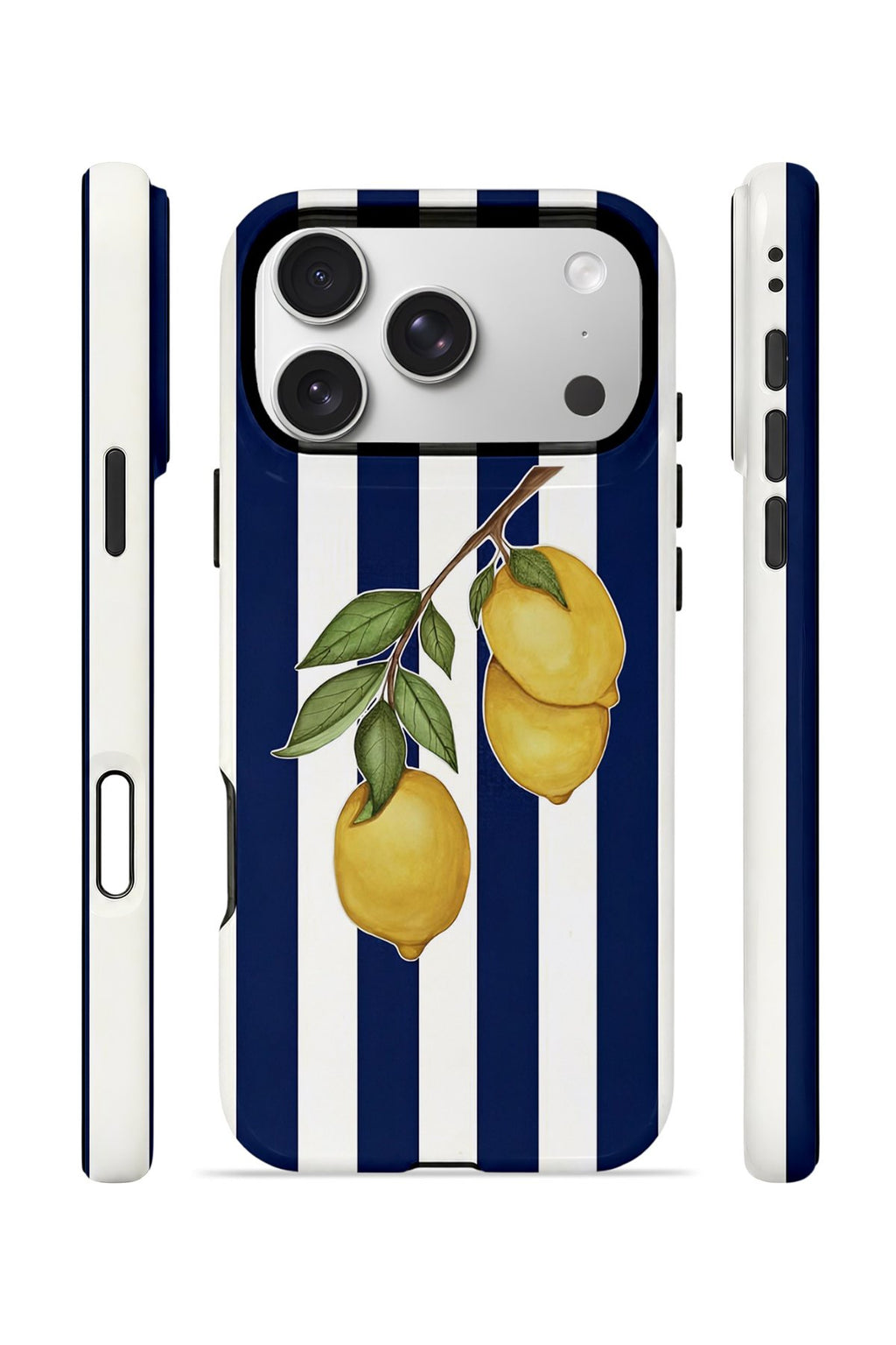 iPhone 17 Pro Max Vorian Çift Katmanlı MagSafe Kılıf Amalfi Lemon Branch