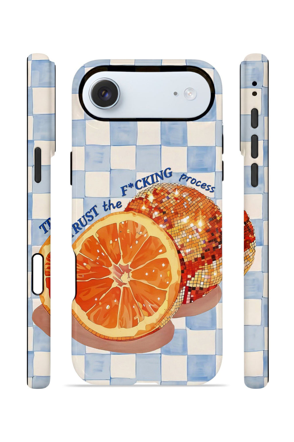 iPhone 17 Air Vorian Çift Katmanlı MagSafe Kılıf Orange Press Collage
