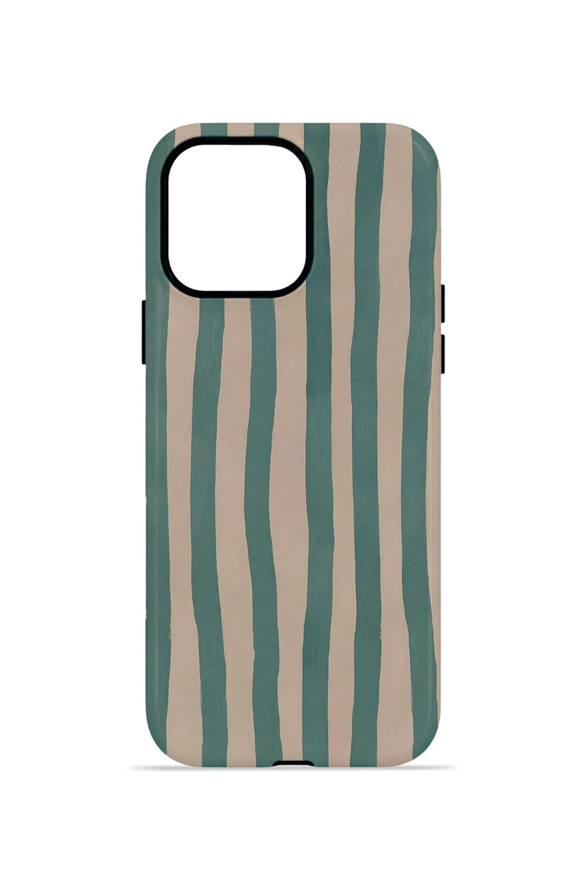 iPhone 13 Pro Max Vorian Çift Katmanlı Kılıf Sage Riviera Stripe