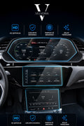 Audi Q8 2020-2023 Gösterge Ve Multimedya Çift Navigasyon Esnek Nano Ekran Koruyucu
