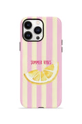iPhone 13 Pro Max Vorian Çift Katmanlı Kılıf Summer Vibes Lemon