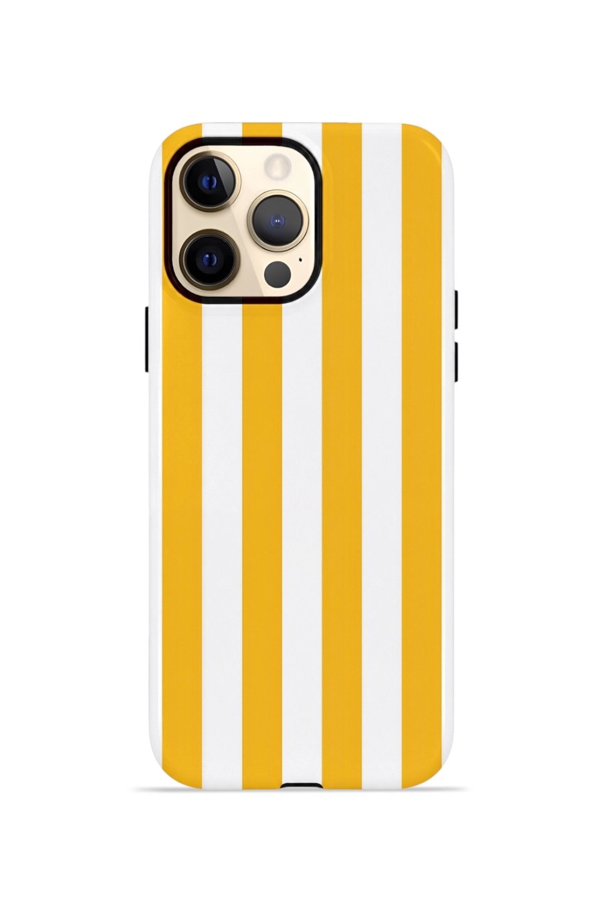 iPhone 12 Pro Vorian Çift Katmanlı MagSafe Kılıf Golden Riviera Stripe