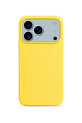 iPhone 17 Pro Max Soft Touch Lansman Silikon Kılıf Limon Sarısı