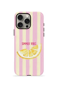 iPhone 15 Pro Vorian Çift Katmanlı MagSafe Kılıf Summer Vibes Lemon