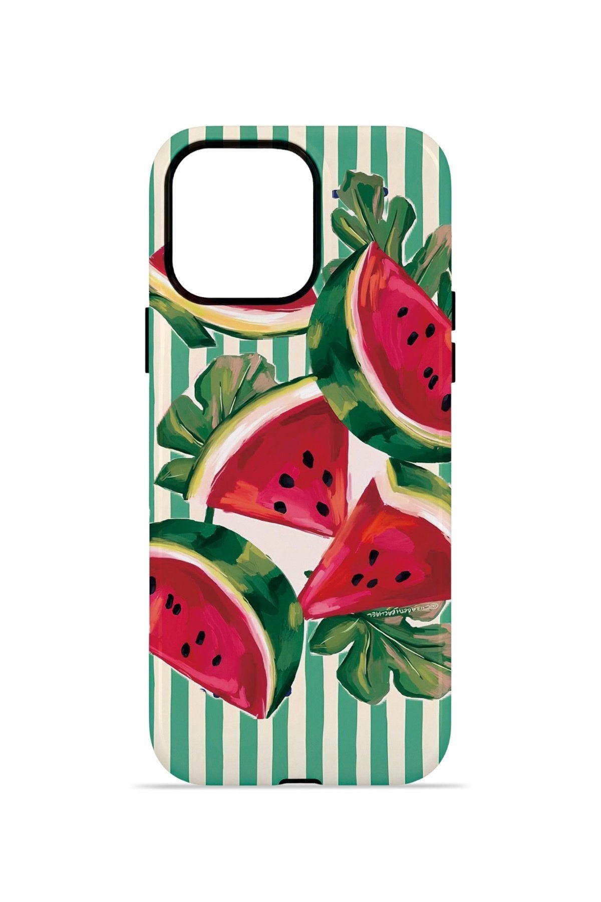 iPhone 13 Pro Max Vorian Çift Katmanlı Kılıf Watermelon Cabana