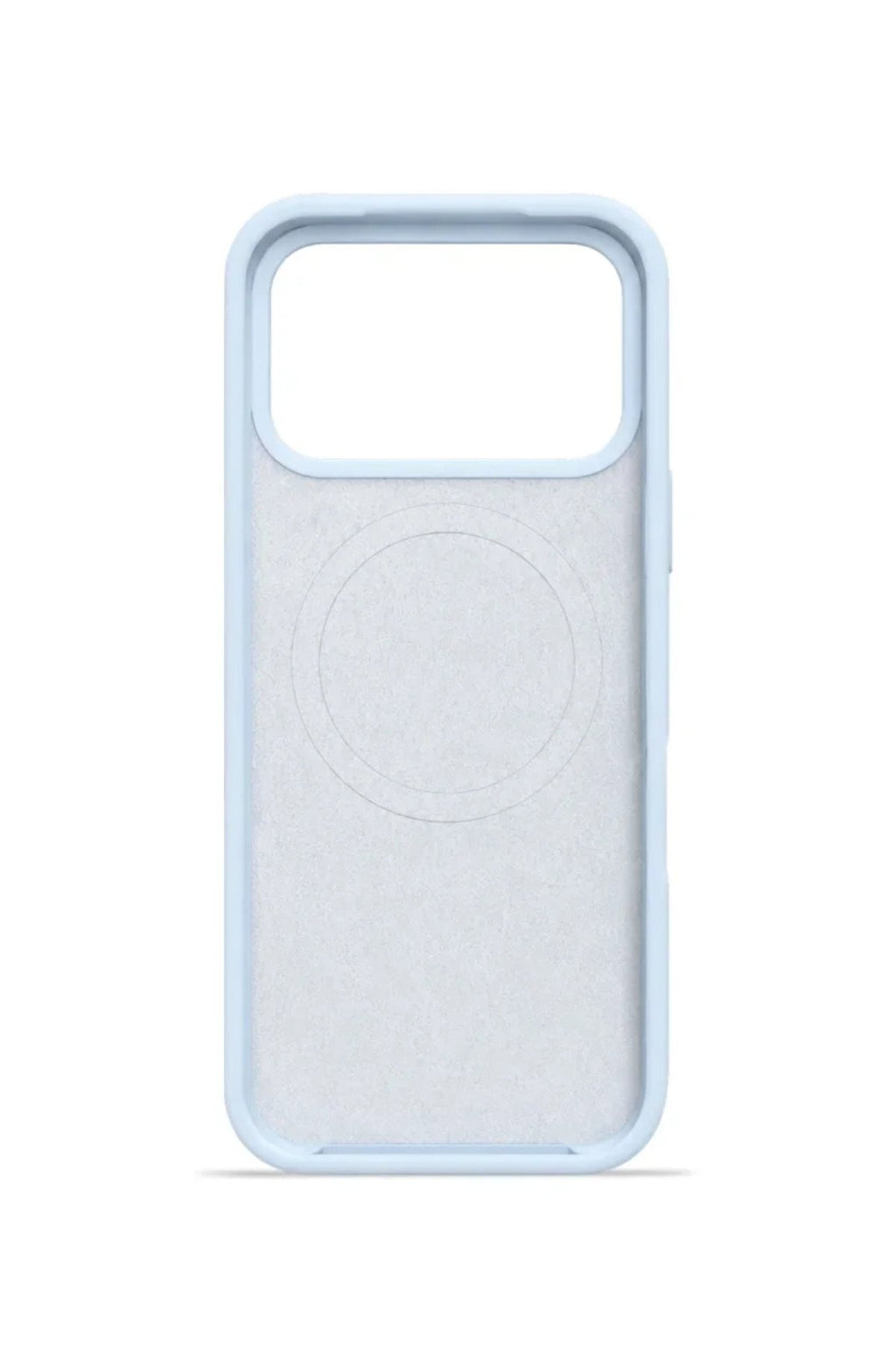 iPhone 17 Pro Max Mag Core Akıllı MagSafe Animasyonlu Silikon Kılıf Açık Mavi