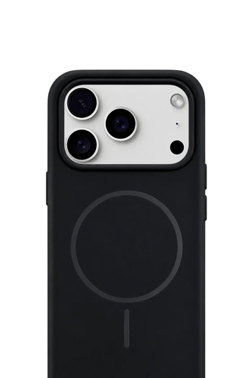 iPhone 17 Pro 6.3" Mag Core Akıllı MagSafe Animasyonlu Silikon Kılıf Siyah
