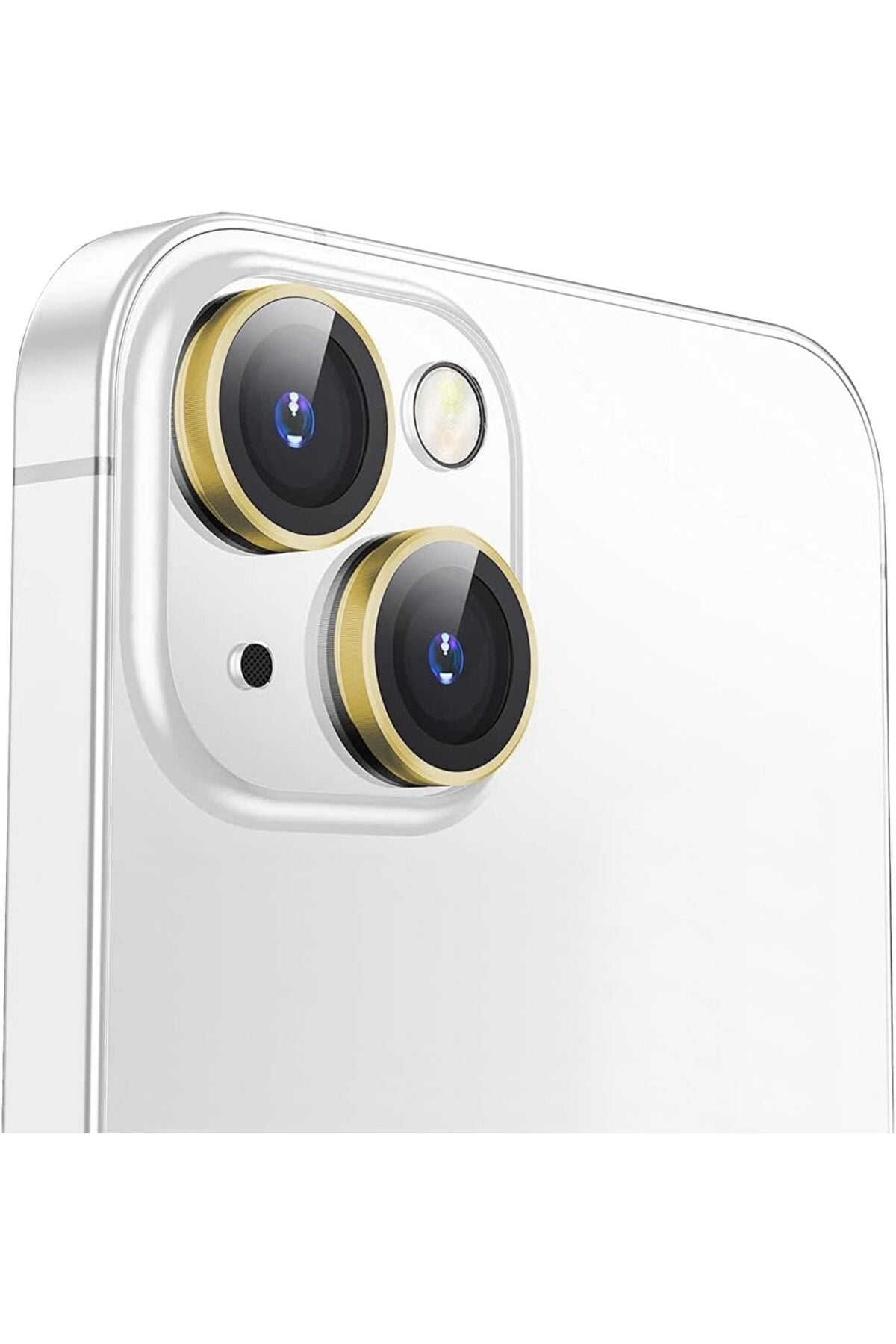 iPhone 14 Plus Sapphire Lens Koruyucu Gold