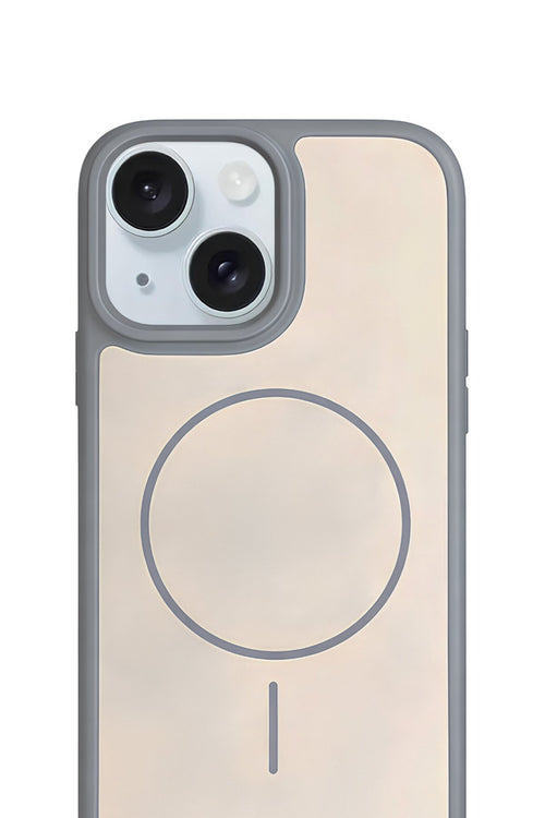 iPhone 11 Premium Soft Magsafe Silikon Kılıf Gri